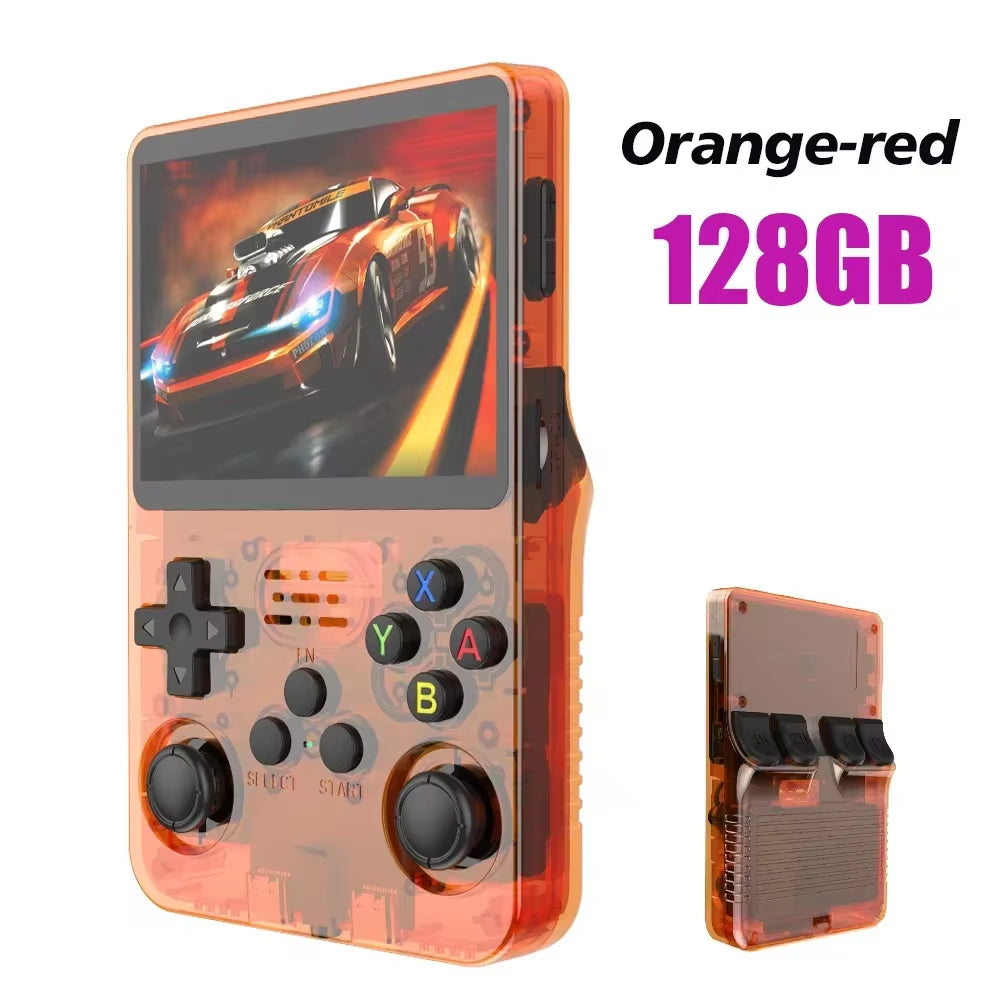 Open Source Retro Handheld Video Game Console Linux System 3.5 Inch IPS Screen Portable Pocket Video Player 64GB 128G Games