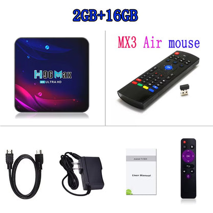 V11 Smart TV BOX Android 11 4GB RAM Rockchip 3318 4K Google 3D Video BT4.0 4K Media Player Set Top Box