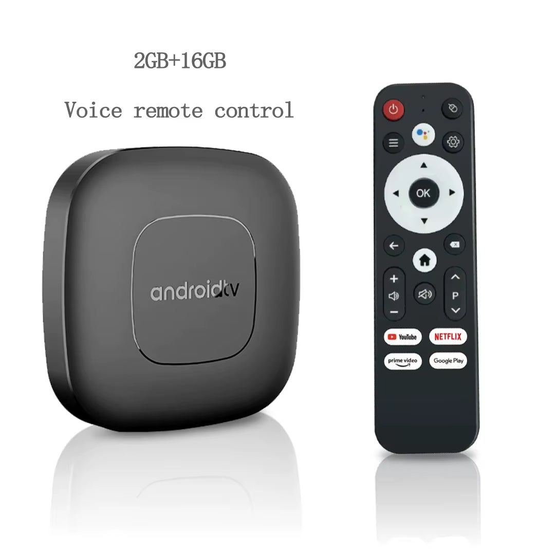 Android TV Box Mortal T1 Google Voice Control Allwinner H313 Wifi 5G Video 16G BT5.0 HDR Support 4K Smart Streaming Media Player