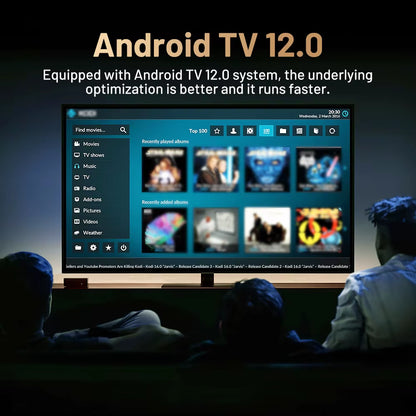 Super Console X5Pro Smart TV Box with Android TV12 8K@60FPS 4K@120PFS 8G+64G 2.4G & 5G Dual Wifi 1000M Ethernet HD Movie Player