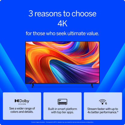 55” Class 4K UHD LED HDR Smart TV (V4K55M-08)