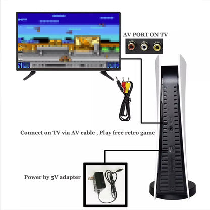 Game Station 5 Video Game Console with 200 Classic Game 8 Bit TV Consola Retro Handheld Kids USB Wired Gaming Player AV Output