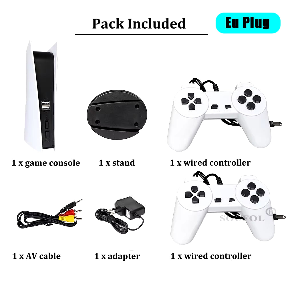 Game Station 5 Video Game Console with 200 Classic Game 8 Bit TV Consola Retro Handheld Kids USB Wired Gaming Player AV Output